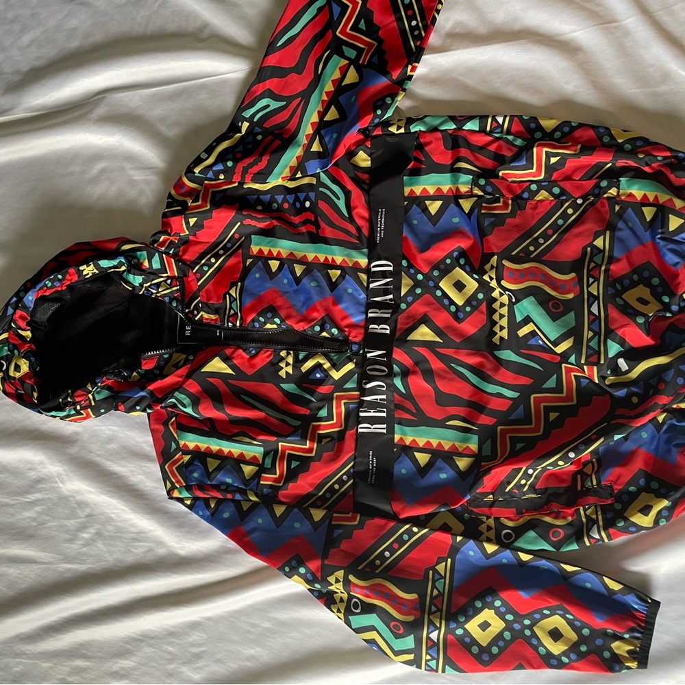 Reason Colorful Geometric Jacket